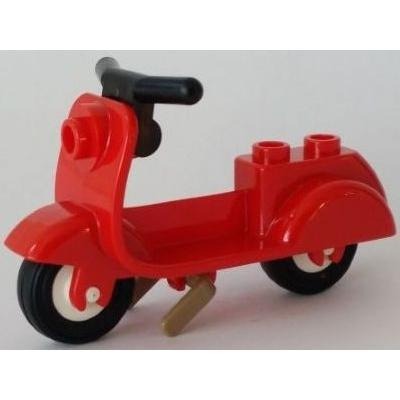 {全新} LEGO 樂高 紅色 速可達 偉士牌 小綿羊 機車 巴黎餐廳 10243 15396 摩托車