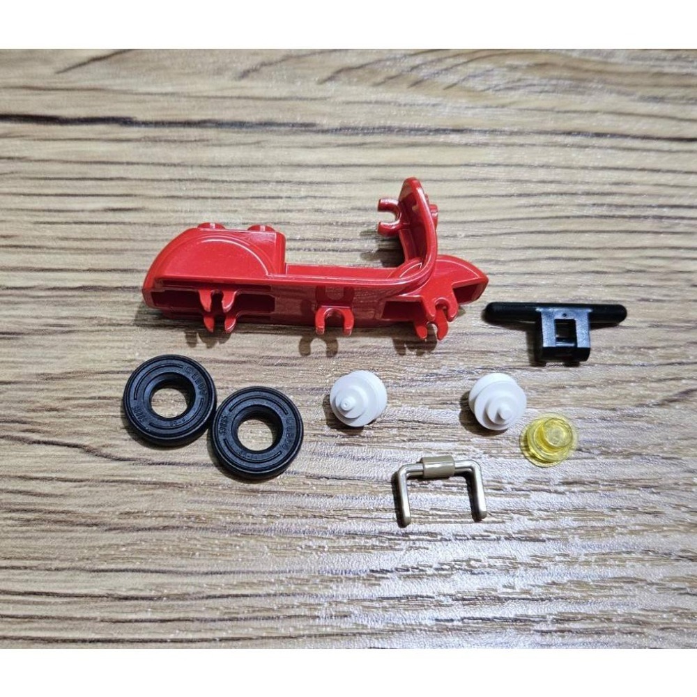 {全新} LEGO 樂高 紅色 速可達 偉士牌 小綿羊 機車  巴黎餐廳 10243 15396 摩托車-細節圖2