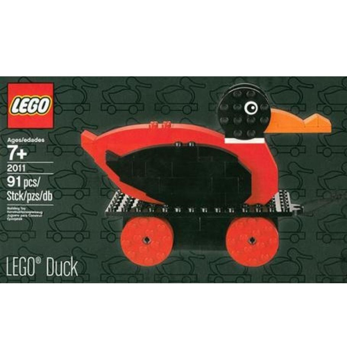{全新零件包} Lego 2011 員工禮物 40501 Duck 紀念鴨子 鴨子 復刻 moc 60週年