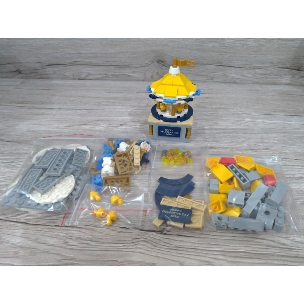 {迷你10257} LEGO 樂高 6338738 全新零件包 旋轉木馬 小黃鴨 旋轉小鴨 6373618-細節圖5