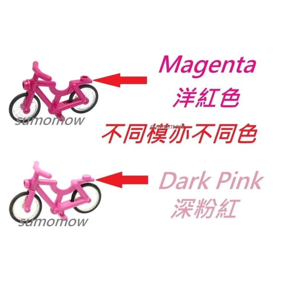 正版 {全新} 多色腳踏車 LEGO 樂高 腳踏車 黃色 綠色 紅色 黑色 腳踏車 4719c02 40578-細節圖6