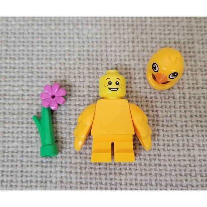 {全新} LEGO 樂高 愛心熊 蝴蝶女孩 春天小雞 2022年情人節 BAM 動物人  小雞人 71034-規格圖4