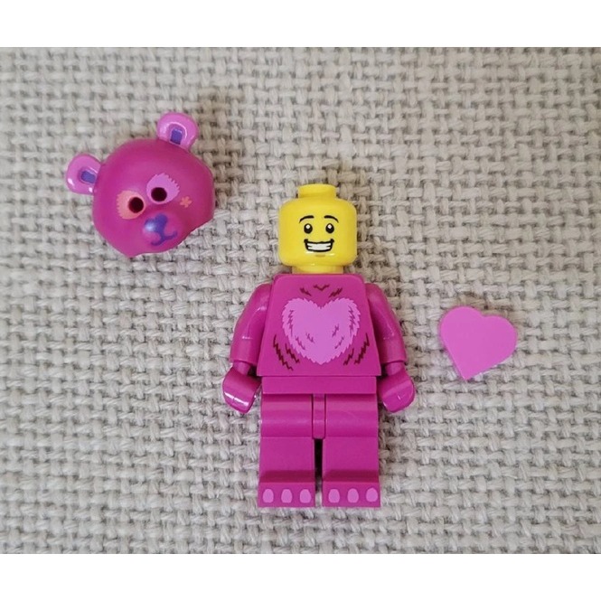 {全新} LEGO 樂高 愛心熊 蝴蝶女孩 春天小雞 2022年情人節 BAM 動物人  小雞人 71034-規格圖4