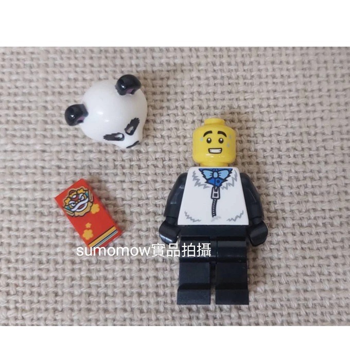 熊愛你🐻 {全新} LEGO 樂高 熊熊人偶 熊貓 愛心熊 棕熊人 熊貓人 紅包 麵包 BAM-規格圖2