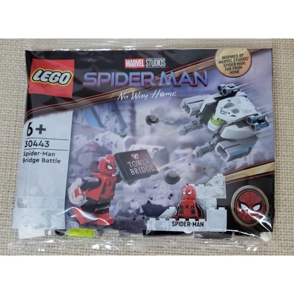 {全新} LEGO 30443  樂高 蜘蛛人 倫敦鐵橋大戰 無家日 Spider-Man 76184-細節圖2