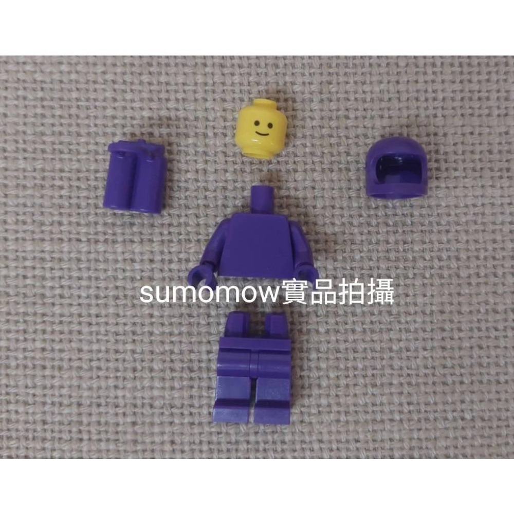 素體版本 {全新} LEGO 紫色太空人 sp139 關鍵字: 80111 71032 70841-細節圖2