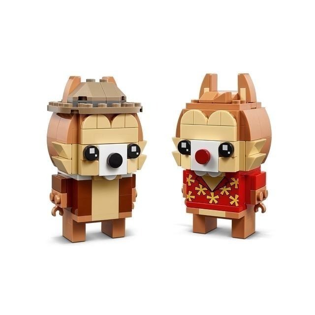 {全新} LEGO 樂高 40550 奇奇與蒂蒂 Chip& Dale 迪士尼 Brickheadz 大頭系列-細節圖3