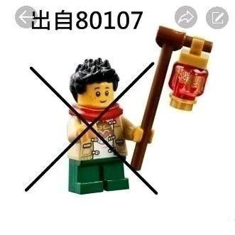 {全新} LEGO 樂高 生肖提燈 牛燈 虎燈 兔燈 無人偶 80107 80106 80111 80113-細節圖3