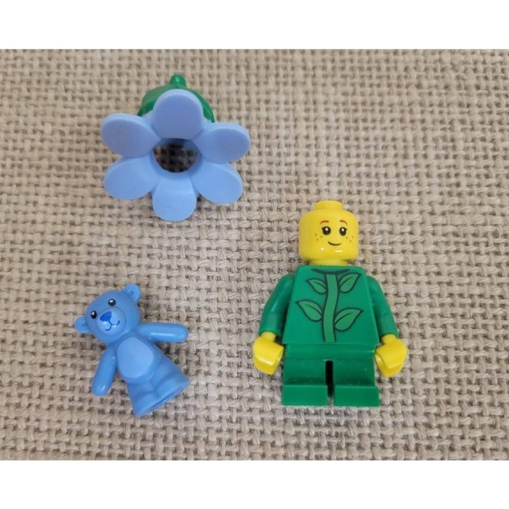 {全新} LEGO 樂高 花朵人 花花人 71021 71037 BAM 自組人偶 磚頭人 植物人 青鳥 泰迪熊-細節圖4