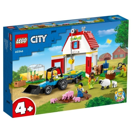 {全新} LEGO 樂高 60346 快樂農場 城市系列 裡面有牛豬羊