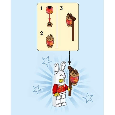 {全新} LEGO 樂高 80113 80111 80106 龍年 牛年 虎年 鼠年 兔年 生肖人偶-細節圖4