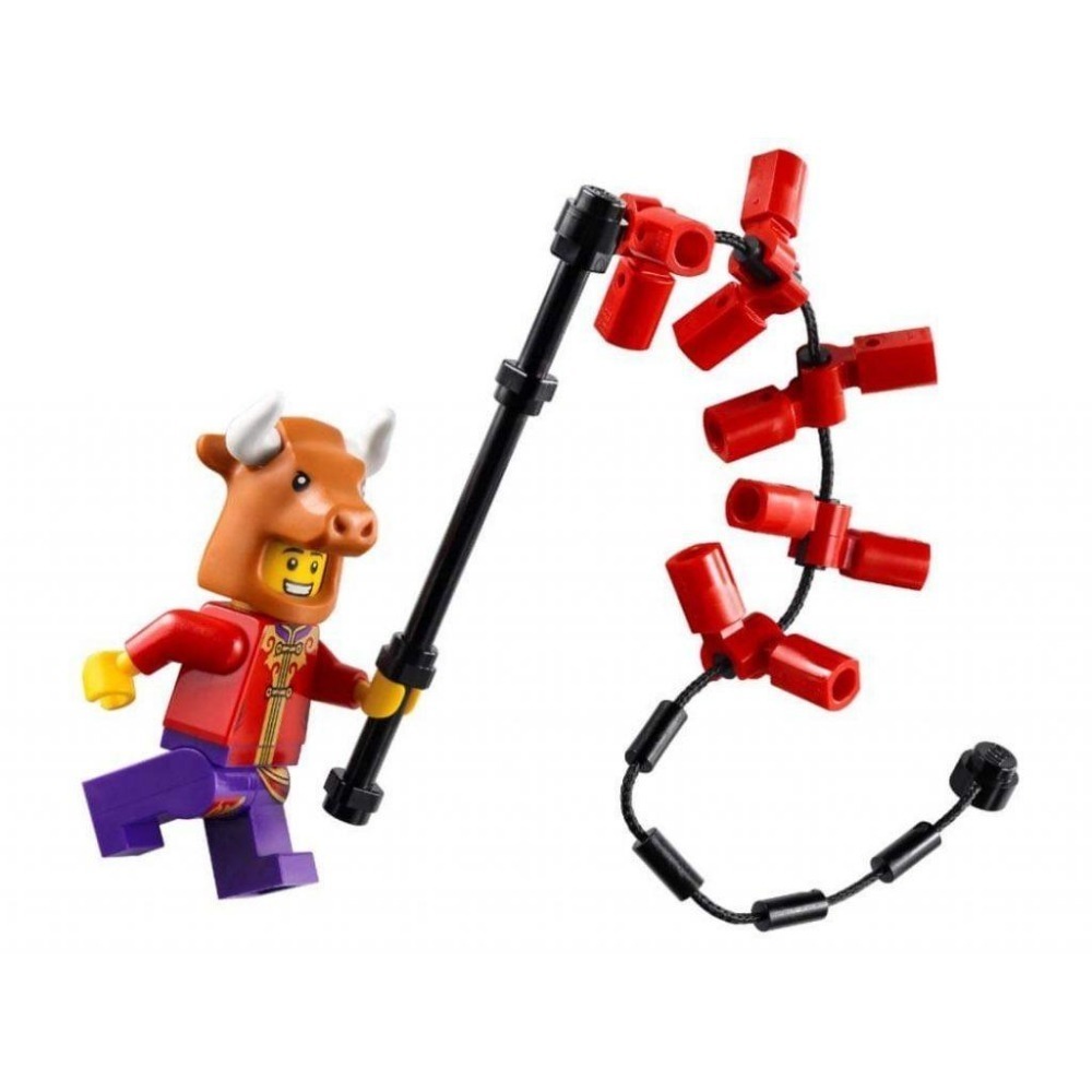 {全新} LEGO 樂高 80113 80111 80106 龍年 牛年 虎年 鼠年 兔年 生肖人偶-細節圖7