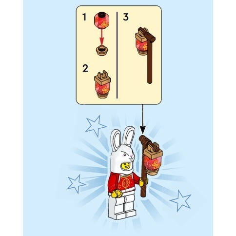 {全新} LEGO 樂高 80113 80111 80106 龍年 牛年 虎年 鼠年 兔年 生肖人偶-細節圖4