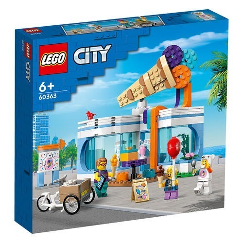 公司貨 {全新} LEGO 樂高 60363 冰淇淋店 北極熊 冰淇淋 City 城市系列
