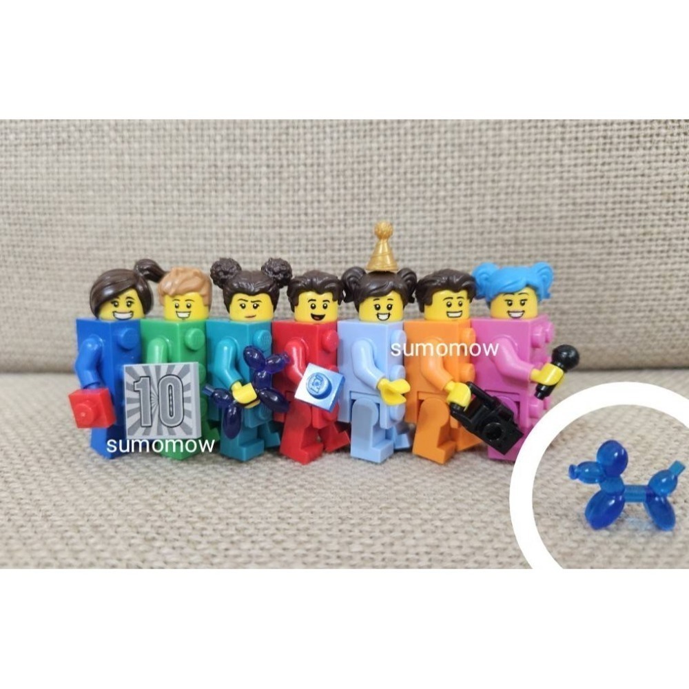 全8色 {全新} LEGO 樂高 磚塊人 磚頭人 BAM 71021 71034 自組人偶 藍磚人 紅磚人 橘色磚塊人-規格圖2