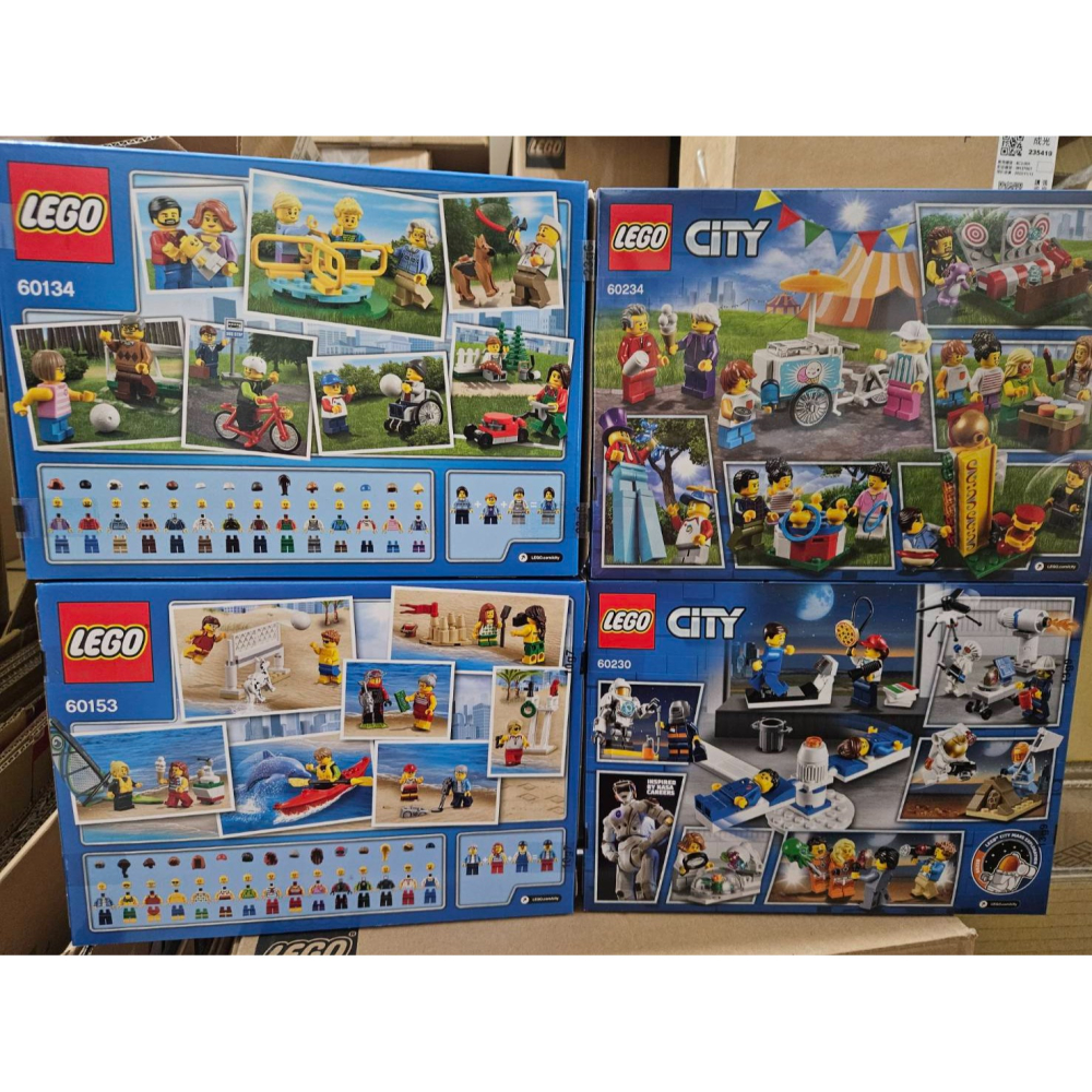 {全新} LEGO 樂高 CITY 城市系列人偶組合 60134 60153 60230 60234-細節圖2