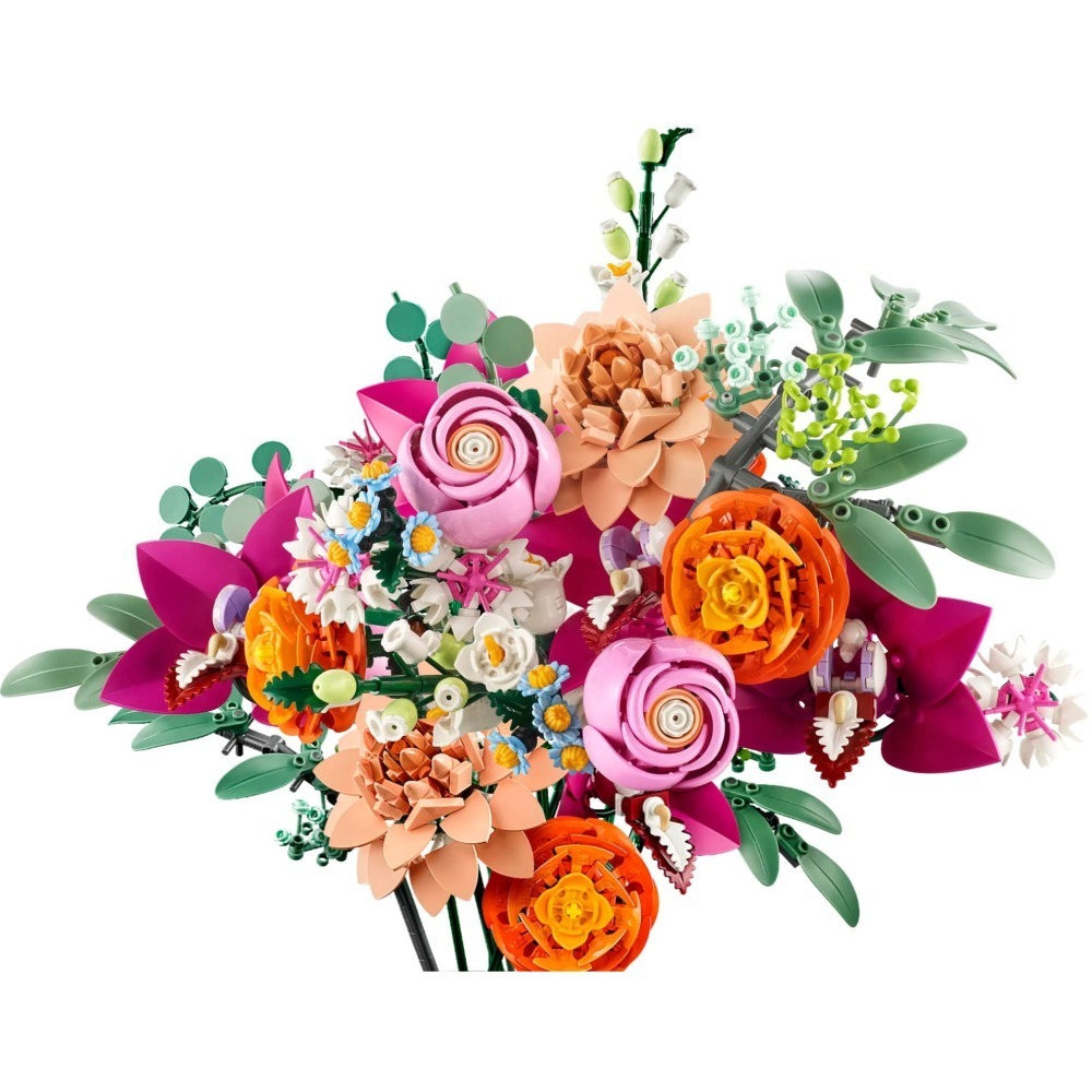 {全新} 🌻花系列🌹LEGO 樂高 10342 粉紅浪漫花束-細節圖5
