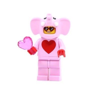 {全新} LEGO 樂高 愛心象 粉紅大象 BAM 粉色大象-細節圖2