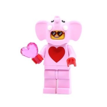 {全新} LEGO 樂高 愛心象 粉紅大象 BAM 粉色大象-細節圖2