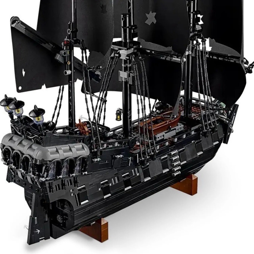 自取8500 {全新} LEGO 樂高 10365 黑珍珠 史傑克船長的海盜船 Icons 神鬼奇航-細節圖8