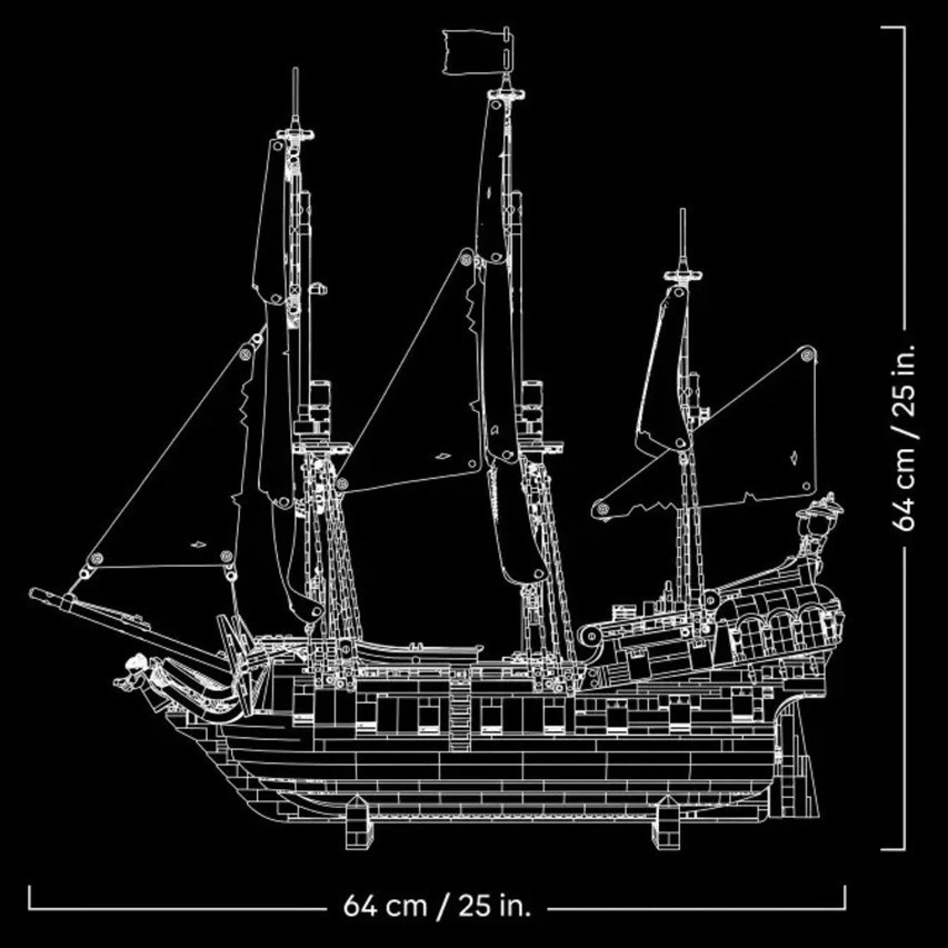 自取8500 {全新} LEGO 樂高 10365 黑珍珠 史傑克船長的海盜船 Icons 神鬼奇航-細節圖10