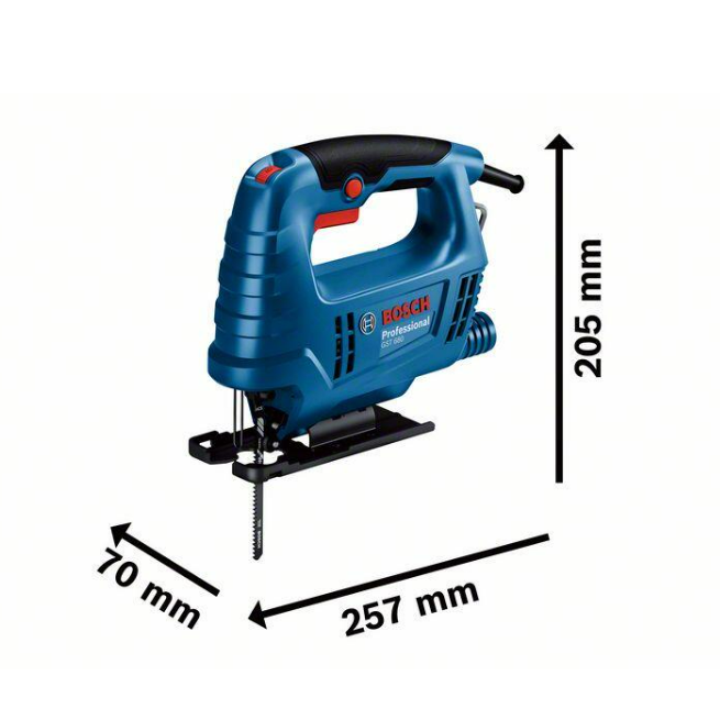 含稅 新款【新宇五金】BOSCH 博世 GST 680 調速線鋸機 切割能力 68mm (切木) 曲線鉅替代GST65E-細節圖2