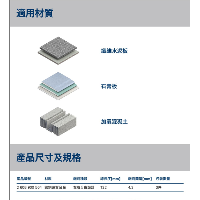 <含稅>BOSCH博世 超耐久鎢鋼線鋸片T 341 HM 3支/卡-細節圖5