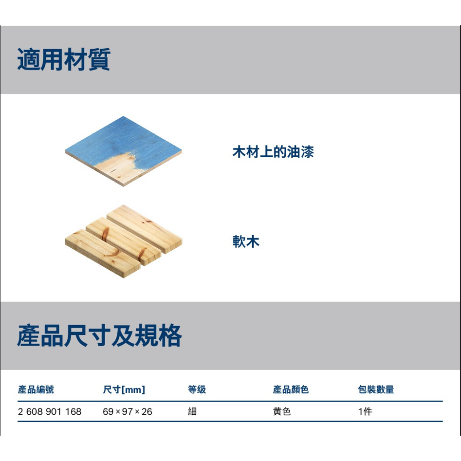 <含稅>BOSCH博世 超耐久梯型細海綿砂紙-細節圖5