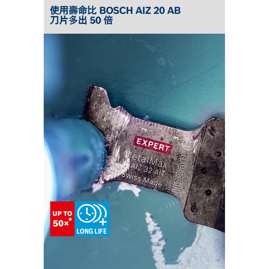 <含稅>BOSCH博世 耐久鎢鋼超硬金屬穿刺鋸片AIZ32AIT 磨切機鋸片-細節圖2