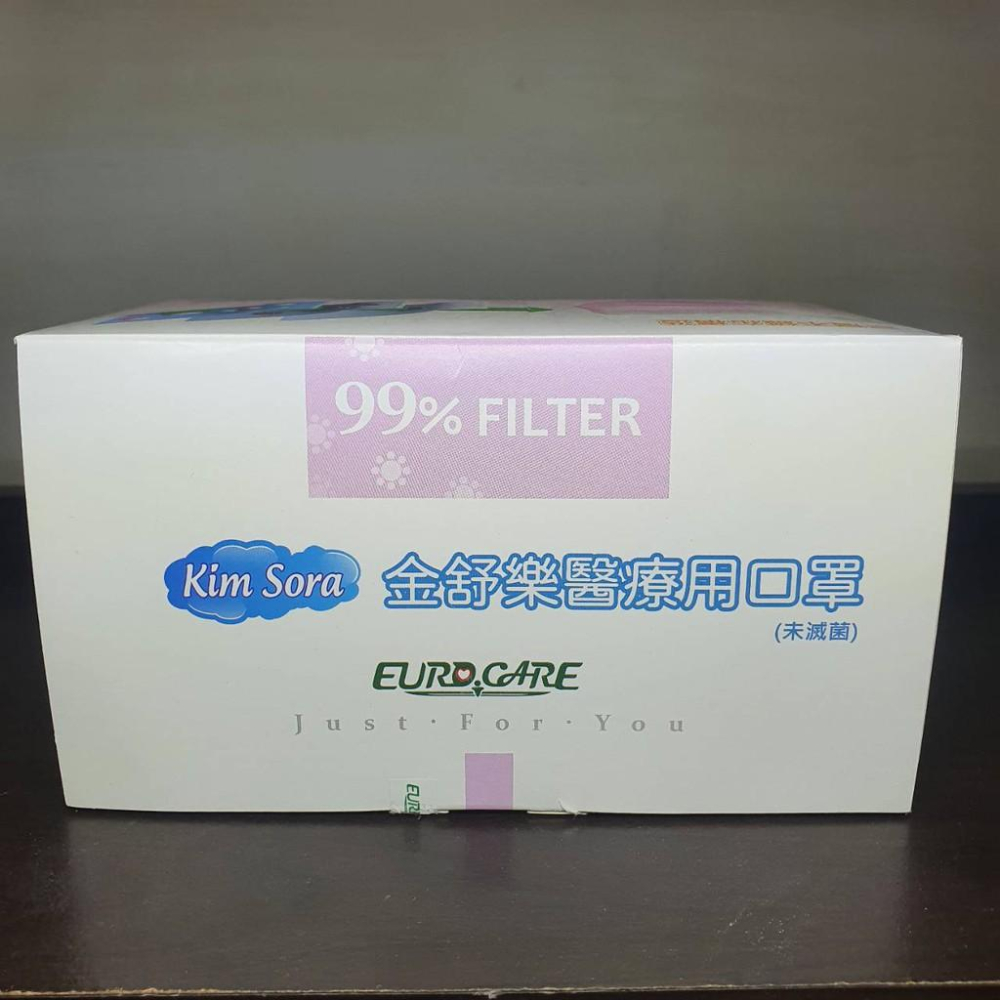 現貨 金舒樂 醫療口罩 盒裝50入 成人 (蜜桃粉) 日本生產技術-細節圖3