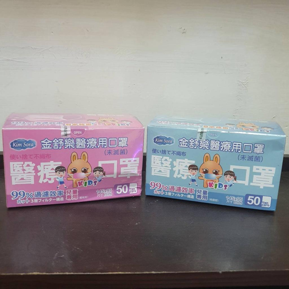 現貨 金舒樂 醫療口罩 盒裝50入 兒童 日本生產技術-細節圖9