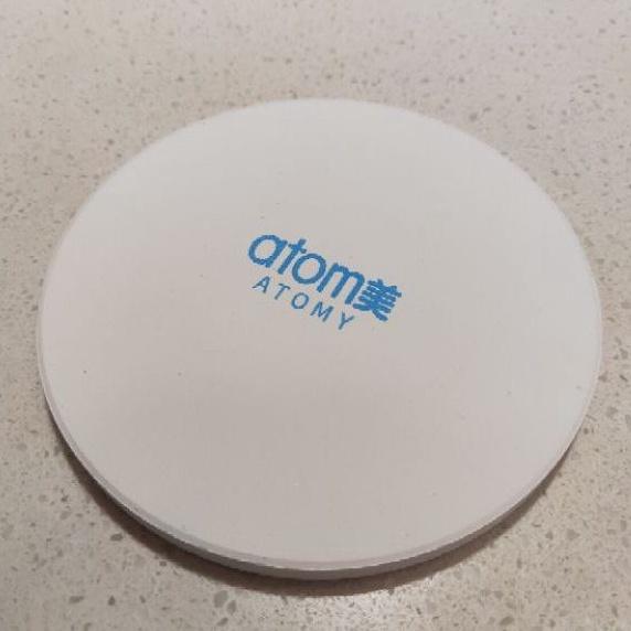 [谷哥] 艾多美 atomy 限量版珪藻土杯墊（白/藍）-細節圖2