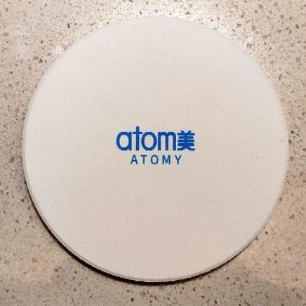 [谷哥] 艾多美 atomy 限量版珪藻土杯墊（白/藍）-細節圖4