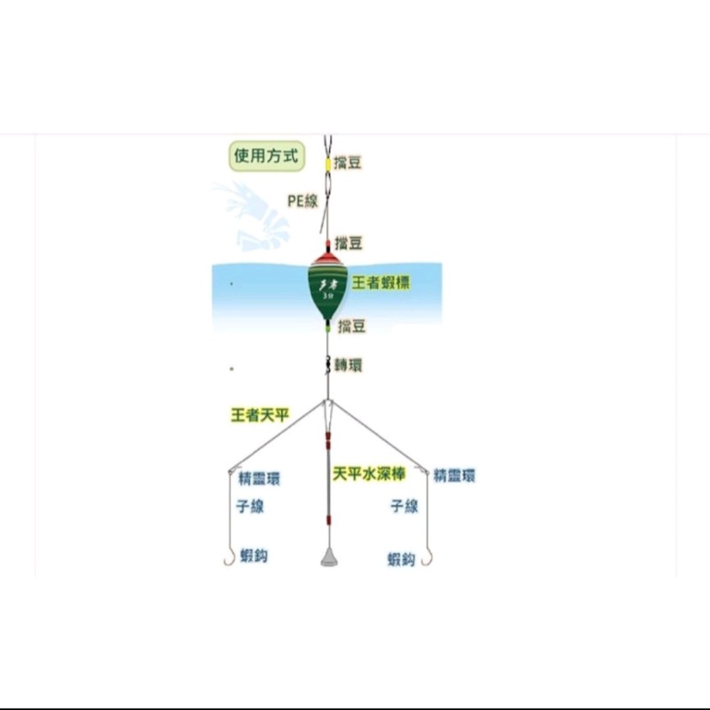 冠軍釣具 OWNER王者天平釣組6尺7尺 非常愛釣蝦  天平套組-細節圖4