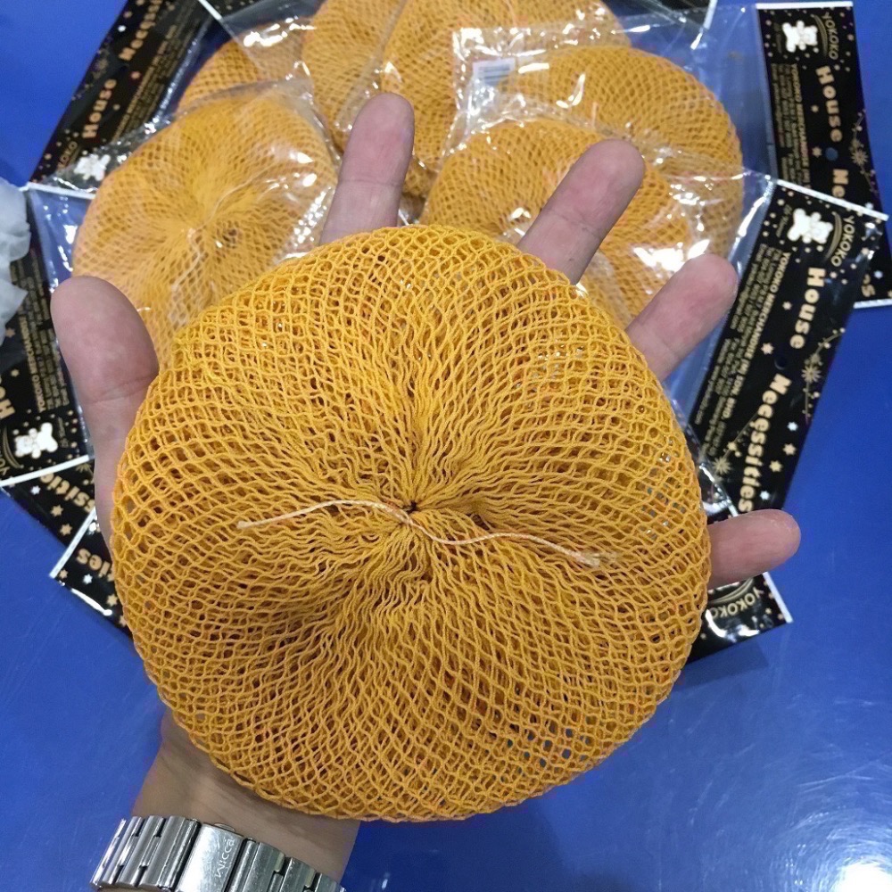 現貨 買五送一 台灣獨家進口 手工編織加厚 菜市場多用途菜瓜布 洗碗刷 省力清潔 不沾鍋適用 馬來西亞洗碗神器 漁網刷-細節圖5