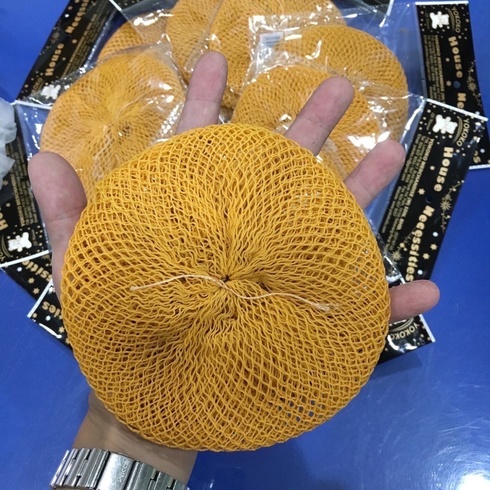 現貨 買十送一 台灣獨家進口 手工編織加厚 菜市場多用途菜瓜布 洗碗刷 省力清潔 不沾鍋適用 馬來西亞洗碗神器 漁網刷-細節圖5