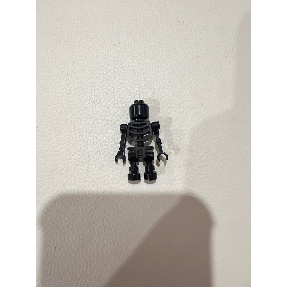 LEGO Castle 樂高 城堡 黑色 骷髏 骷髏士兵 (黑) (cas327)-細節圖2