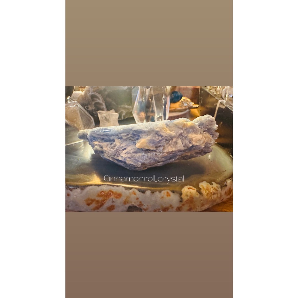 微水晶能量陪伴🌿藍晶原礦-細節圖3
