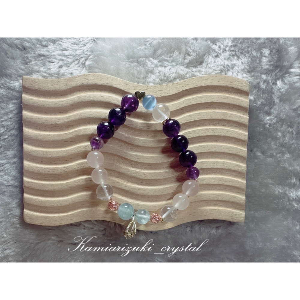 ［已保留勿下］微水晶能量陪伴🌿二創 戀與深空 祁煜 設計款水晶手串-細節圖4