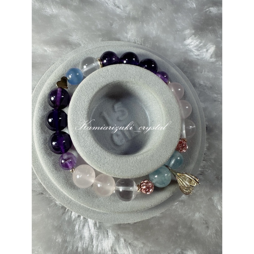 ［已保留勿下］微水晶能量陪伴🌿二創 戀與深空 祁煜 設計款水晶手串-細節圖6