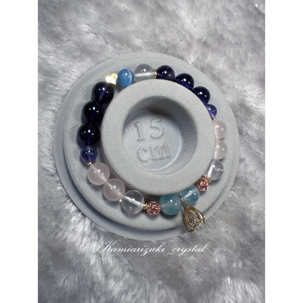 ［已保留勿下］微水晶能量陪伴🌿二創 戀與深空 祁煜 設計款水晶手串-細節圖7