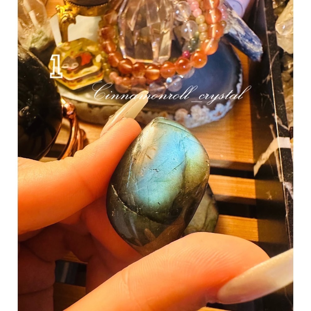 ［現貨］微水晶能量陪伴🌿拉長石 原礦-細節圖2