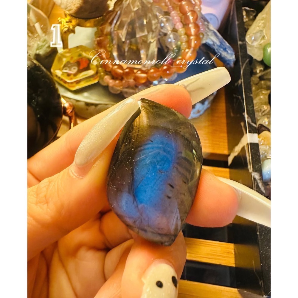 ［現貨］微水晶能量陪伴🌿拉長石 原礦-細節圖4