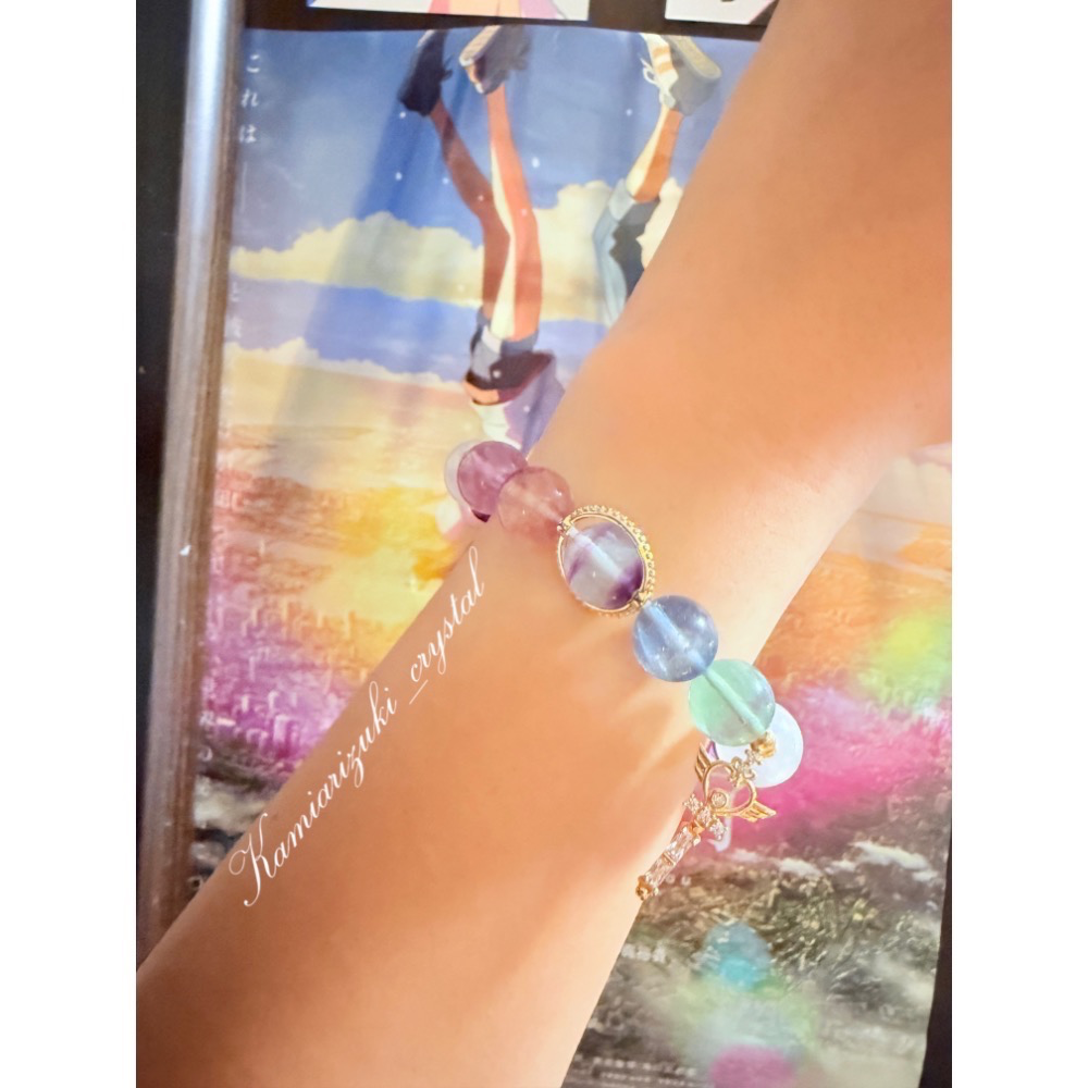 ［十月水晶］微水晶陪伴🌿獨角獸之心🦄 獨角獸螢石、白月光、烏拉圭紫水晶、薰衣草紫水晶、西柚粉晶、白水晶-細節圖9