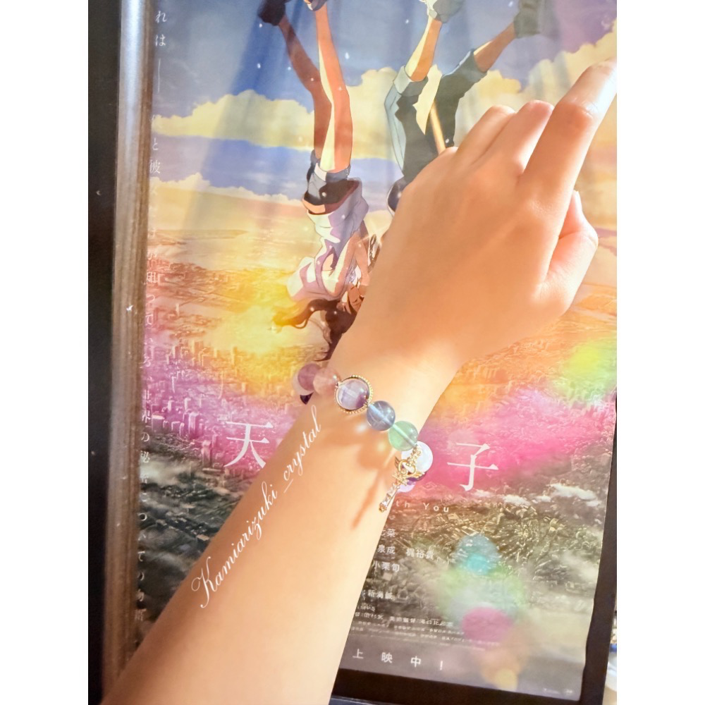 ［十月水晶］微水晶陪伴🌿獨角獸之心🦄 獨角獸螢石、白月光、烏拉圭紫水晶、薰衣草紫水晶、西柚粉晶、白水晶-細節圖10