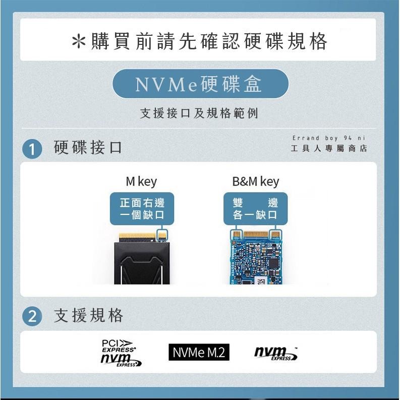 [M.2專用]ORICO NVMe NGFF 平價款 外接盒 M.2 SATA NVMe M2PV-C3 M2PF-C3-細節圖8