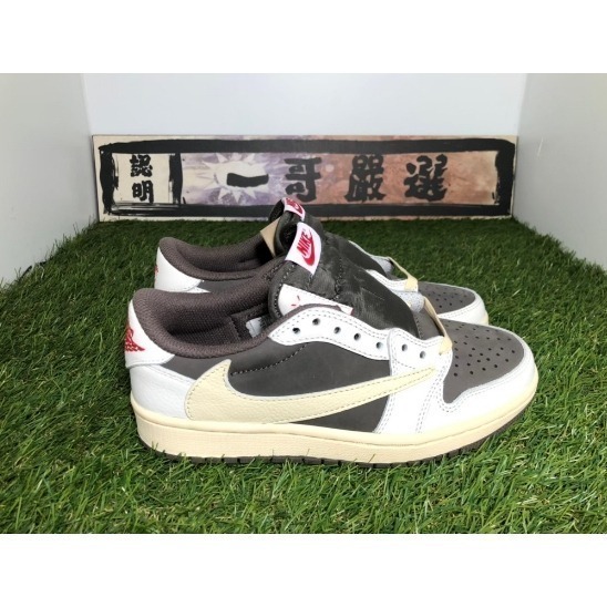 Travis x Air Jordan 1 Mocha 聯名 倒勾 倒鉤 摩卡 咖啡 反絨 男女 DM7866-162-細節圖4