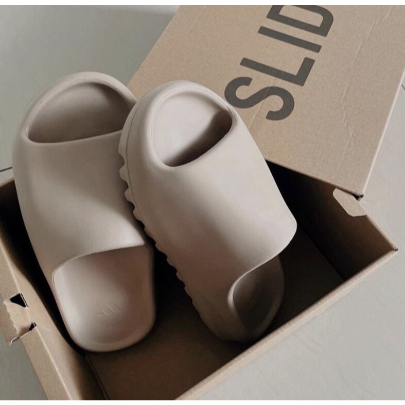 Аdidаs Yeezy Slide 拖鞋 米棕 GW1934 豆綠 FX0494 黑 HQ6448 骨白 FZ5897-細節圖4