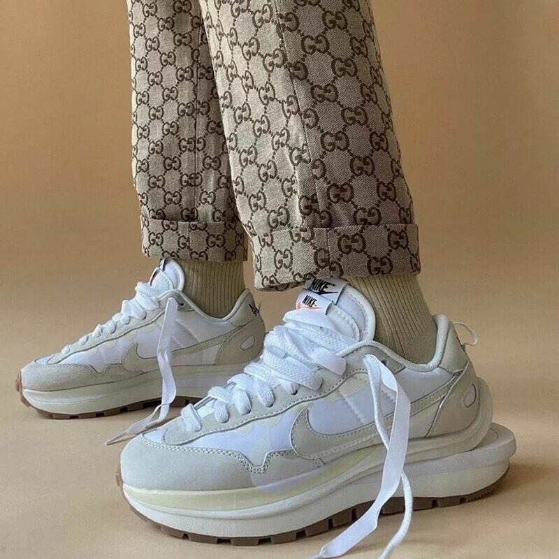 DD1875-100 SΑСΑΙ X VΑPORWΑFFLE SAIL GUM 解構 一哥 白 米白 膠底 生膠底 男女-細節圖3