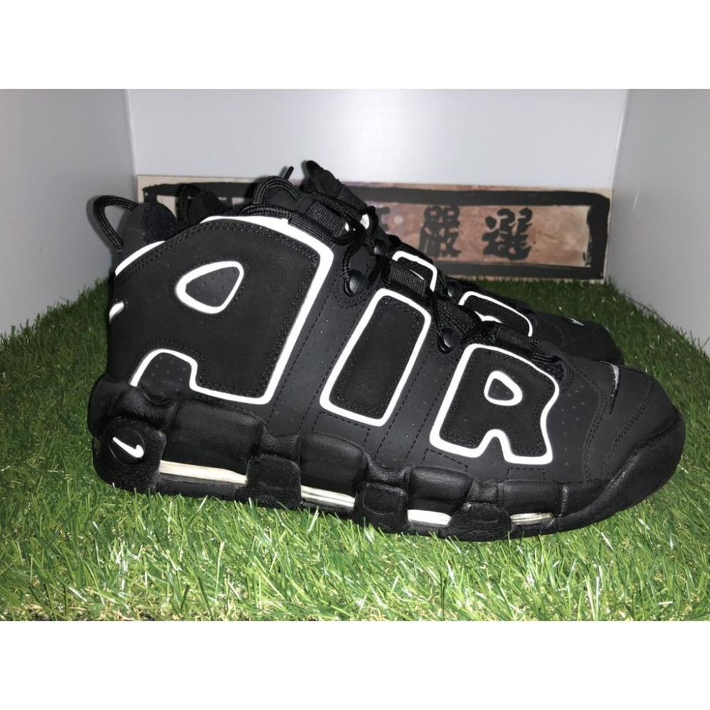 【一哥嚴選】NIKE AIR MORE UPTEMPO PIPPEN 黑白 大AIR 氣墊 男女鞋 414962-002-細節圖2
